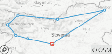  Slovenië Bikepacking Tour - 8 bestemmingen 