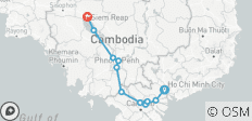 Luxuriöse Mekong-Flusskreuzfahrt von Vietnam nach Kambodscha mit dem luxuriösen Wohnmobil Indochine II - 11 Destinationen 