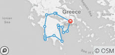  11-daagse privé rondreis: Klassieke plaatsen van het Oude Griekenland met Spetses Eiland &amp; Hydra Eiland - 15 bestemmingen 