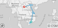  Best of Vietnam &amp; Laos Tour - 11 destinations 