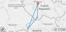  VIP Privatrundreise: Prag - Salzburg - Königssee und Hitlerresidenz Kehlsteinhaus - 6 Tage - 4 Destinationen 