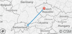  Entspannung in Europa - Prag &amp; Wellnessaufenthalt in Österreich - 1 Woche - 3 Destinationen 