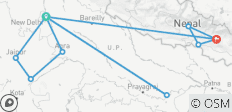  Ongelooflijk India &amp; Nepal - 11 bestemmingen 