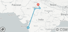 Triangle d\'or de luxe et Mumbai - 4 destinations 