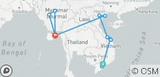  15 Days Vietnam and Myanmar Highlights - 12 destinations 