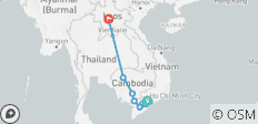  Le meilleur du Vietnam - Cambodge - Laos - 13 jours 12 nuits (sortie du delta du Mékong à Phnom Penh - Siem Reap - Luang Prabang) - 11 destinations 
