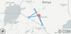  Kenia Safari - 5 Tage/ 4 Nächte - 6 Destinationen 