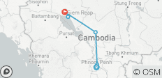  Kambodscha Radreise - 7 Destinationen 