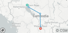  Kambodscha Fahrradtour: von Angkor nach Phnom Penh - 7 Destinationen 