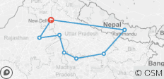  Luxusreise Goldenes Dreieck mit Varanasi &amp; Nepal - 8 Destinationen 