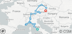  Smaken van Europa: Semi - privéreis van Rome naar Wenen in 14 dagen - 23 bestemmingen 