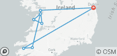  Ireland\'s Wild Atlantic Way Guided Rail Tour - 8 destinations 
