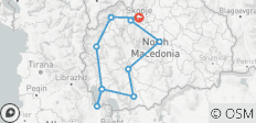  Das Beste von Nordmazedonien (8 Tage) - 11 Destinationen 