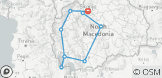  Das Beste von Nordmazedonien (8 Tage) - 10 Destinationen 