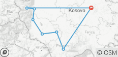  Ontdek het jongste land van Europa: Kosovo rondreis in zeven dagen - 8 bestemmingen 