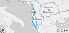  Perlen von Albanien - 8Tage (3 UNESCO-Stätten) - 14 Destinationen 