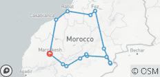  Keizerlijke Steden &amp; Sahara Ontdekkingsreis vanuit Marrakech - 15 bestemmingen 
