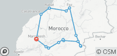  Imperial Cities &amp; Sahara Discovery Tour from Marrakech - 15 destinations 