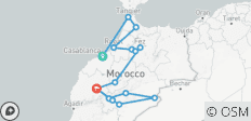  Komplettes Marokko (ab Marrakesch) - 15 Destinationen 