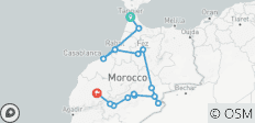  Totally Morocco Tour from Tangier - 15 destinations 