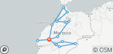  Hoogtepunten van de Marokko-rondreis vanuit Marrakech - 18 bestemmingen 