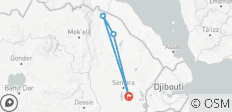  03 Day group tour, Danakil Depression, Dalol, Erta ale Volcano - 6 destinations 