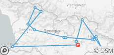  Rondreis door heel Georgië: van de Hooglanden naar de zee - 15 bestemmingen 