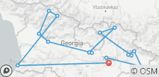  Rondreis door heel Georgië - van de Hooglanden tot de zee - 16 bestemmingen 