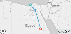  Alexandria, Kairo &amp; Luxor Rundreise - 8 Tage - 3 Destinationen 