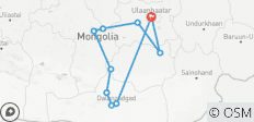  10 Daagse Mongolië Highlights Tour op maat, privégids &amp; chauffeur - 10 bestemmingen 