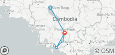  Kambodscha mit Angkor-Erbe und den Kolonialstädten - 7 Destinationen 