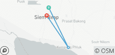  Petit circuit au complexe d\'Angkor et lac Tonle Sap avec circuit en commun - 3 destinations 