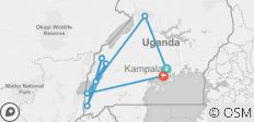  12-daagse Oeganda - Exclusief - 8 bestemmingen 