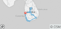  Sri Lanka - Rundreise Paket (13 Tage) - 14 Destinationen 
