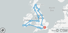  Verkenningsreis door Groot-Brittannië &amp; Ierland - klassiek - 13 dagen - 25 bestemmingen 