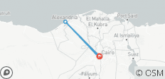  Entdeckungsreise Pyramiden von Gizeh, Kairo und Alexandria (5 Tage) - 4 Destinationen 