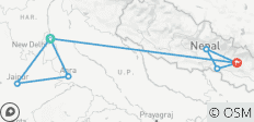  Voyage en Inde et au Népal - 14 jours - 8 destinations 