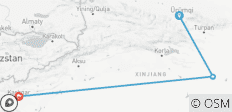  Xinjiang Low-Budget-Reise: Urumqi, Turpan und Kashgar - 6 Tage - 3 Destinationen 