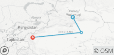  Xinjiang Low-Budget-Reise: Urumqi, Turpan und Kashgar - 6 Tage - 3 Destinationen 