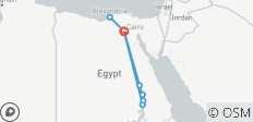  Egypt &amp; The Nile - 10 Days Cairo, Nile Cruise &amp; Alexandria (Domestic Flight) - 9 destinations 