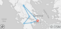  Griechenland Rundreise - 8 Tage - 6 Destinationen 