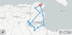 8-daagse Essentiële Ontdekkingsreis Tunesië - 14 bestemmingen 