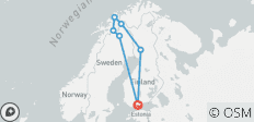  Gran circuito por Laponia, Finlandia, Suecia y Noruega - 7 destinos 