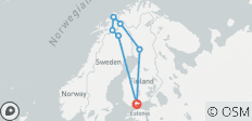  Tour de la Grande Laponie, Finlande, Suède et avec activités - 7 destinations 