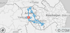  Armenië tussen natuur en religie - 10 dagen - 24 bestemmingen 