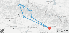  Annapurna Circuit Tilicho Trek - 11 destinations 