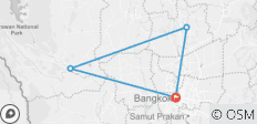  Kanchanaburi &amp; Bangkok Tour - 4 destinations 