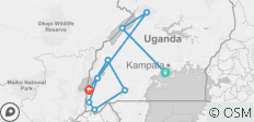  16-Day Tour with Primates Safari in Uganda. - 8 destinations 