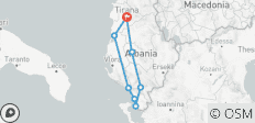  Albanien in 3 Tagen / Berat/ Gjirokaster/ Sarande - 8 Destinationen 