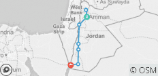  Gruppenreise nach Jordanien: Mystische Wüstenwunder - 7 Destinationen 